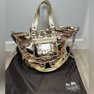 Pristine ! Coach Poppy SpotLight Bag Limited Edition